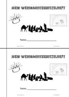 Vorschau - Arbeitsblätter - Differenziertes Weihnachtskritzelheft Klasse 3&4 - Seite 1