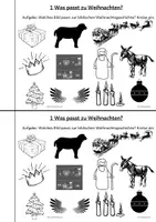 Vorschau - Arbeitsblätter - Differenziertes Weihnachtskritzelheft Klasse 3&4 - Seite 2