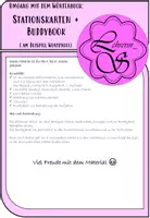 Vorschau - Stationenlernen - Umgang mit dem Wörterbuch: Stationskarten + Buddybook (Beispiel "Wortprofi") - Seite 1