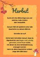 Vorschau - Mal- und Bastelvorlagen - kreativ schreiben und zeichnen: Herbst - Seite 1