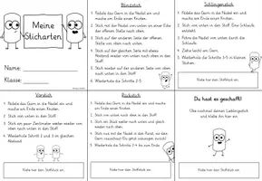 Vorschau - Mal- und Bastelvorlagen - Stichartenheftchen_Mein Stichartenheft - Seite 2