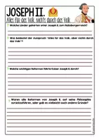 Vorschau - Unterrichtsreihen - Aufklärung Arbeitsblätter - Joseph II. - Seite 2