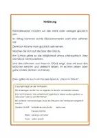 Vorschau - Stundenentwürfe - Glück ist -im Alltag, philosophisch, märchenhaft betrachtet - Seite 1