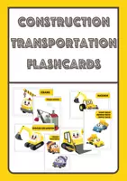 Aperçu - Cartes / Images - Construction Transportation flashcards / Cartes mémoire de transport de construction - Page de couverture