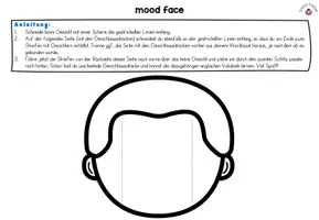 Vorschau - Mal- und Bastelvorlagen - mood face - Gesichtsausdrücke bei Gefühlen - Seite 2