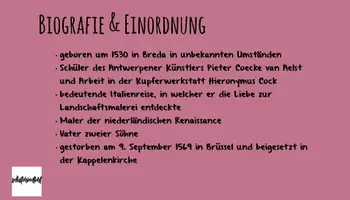 Vorschau - Präsentationen/Tafelbilder - Stundenentwurf: Pieter Bruegel - Präsentation / Lehrermaterial - Seite 2