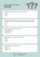 Vorschau - Spiele - 50 Quizfragen für Kinder: Weltall - Seite 3