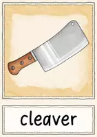 Aperçu - Cartes / Images - Cooking / Kitchen - 30 Flashcards for ESL Lessons - Page 3