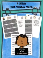 Vorschau - Arbeitsblätter - Ermittlung Wortarten Verb Krimi Kriminalgeschichte Lesen Leseverständnis - Seite 1