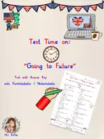 Vorschau - Arbeitsblätter - Going to Future Quiz Test Freebie - Deckblatt