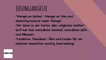 Vorschau - Stundenentwürfe - Präsentation: Theodizeeproblem - Stundenentwurf / Lehrermaterial - Seite 3