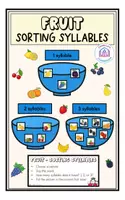 Vorschau - Arbeitsblätter - Fruit Vocabulary - Sorting Syllables - Deckblatt