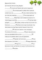 Vorschau - Stundenentwürfe - Bäume und ihre Früchte Aufgaben, Steckbrief, Spiele und Lösungen - Seite 3