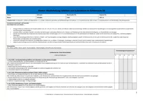 Vorschau - Stundenentwürfe - Sequenzplanung/ Reihenplanung: Plus und Minus im Zahlenraum 20 (Klasse 2) - Seite 1