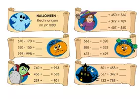 Vorschau - Stundenentwürfe - Halloween-Rechnungen im ZR 1000 - Seite 1