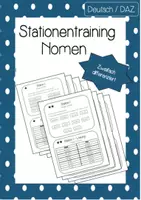 Vorschau - Arbeitsblätter - Stationentraining Nomen (Zweifach Differenziert) - Deckblatt