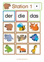 Vorschau - Arbeitsblätter - Stationsbetrieb TIERE Welttierschutztag – 1. Klasse fächerübergreifend - Seite 2