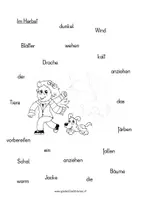 Vorschau - Stationenlernen - Thematische Wörtersammlung HERBST - Seite 3