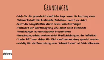 Vorschau - Präsentationen/Tafelbilder - Präsentation: Bruttoinlandsprodukt - Stundenentwurf / Lehrermaterial - Seite 3