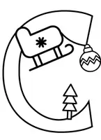 Vorschau - Mal- und Bastelvorlagen - Weihnachtliche Malvorlagen A–Z – Buchstabeneinführung für die Grundschule - Seite 3