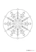 Vorschau - Mal- und Bastelvorlagen - Mandala Paket: 15 Mandalas für das ganze Jahr! - Seite 1