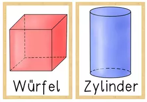 Vorschau - Präsentationen/Tafelbilder - Bildkarten Geometrische Körper - mit Alltagsgegenständen in verschiedenen Versionen - Seite 2