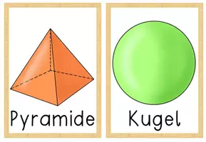 Vorschau - Präsentationen/Tafelbilder - Bildkarten Geometrische Körper - mit Alltagsgegenständen in verschiedenen Versionen - Seite 3