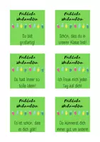 Vorschau - Bildkarten - Komplimente Adventskalender Klasse 1 - 4 - Deckblatt