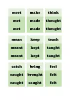 Vorschau - Fördermaterial/Inklusion - Irregular verb cards - Unregelmässige Verben Englisch - Seite 3