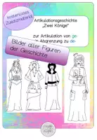 Vorschau - Mal- und Bastelvorlagen - Zusatzmaterial Prinzessinnen - Deckblatt