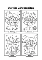 Vorschau - Mal- und Bastelvorlagen - Arbeitsblatt Winter - Seite 2