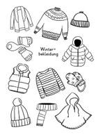 Vorschau - Mal- und Bastelvorlagen - Arbeitsblatt Winter - Seite 3
