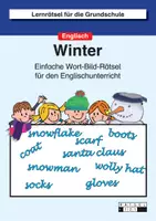 Vorschau - Arbeitsblätter - Winter - Einfache Lernrätsel zur Erweiterung des englischen Wortschatzes - Deckblatt