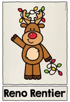 Vorschau - Arbeitsblätter - Rentier-Kombinatorik - Weihnachten (Klasse 1 bis 4) - Seite 2