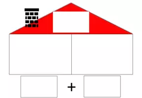 Vorschau - Präsentationen/Tafelbilder - Zahlenhaus Blanko Vorlagen - Seite 2