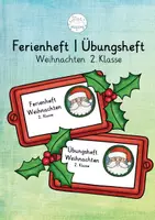 Vorschau - Arbeitsblätter - Ferienheft Weihnachten | Übungsheft Weihnachten | Klasse 2 | Weihnachtsferien - Deckblatt