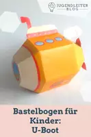 Vorschau - Mal- und Bastelvorlagen - Bastelbogen "U-Boot" für Kinder - Deckblatt
