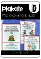 Vorschau - Bildkarten - Tafelplakate zu den Märchenmerkmalen - Deckblatt