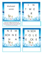 Vorschau - Stationenlernen - Wortsalat - Winter - Seite 3