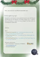 Vorschau - Arbeitsblätter - Lese-Mal-Heft "Weihnachten" Klasse 2-4 - Seite 1