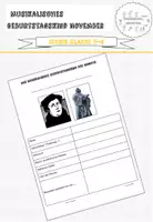 Vorschau - Arbeitsblätter - Musikalisches Geburtstagskind November Klasse 3-4 - Deckblatt