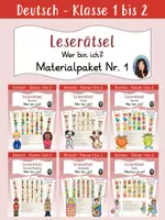 Vorschau - Arbeitsblätter - Materialpaket Nr. 1 - Wer bin ich? - Leserätsel - Deckblatt