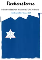Vorschau - Stundenentwürfe - Materialpaket Rechensterne (Klasse 3/4) - Deckblatt