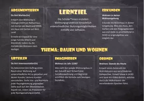 Vorschau - Aufgabenkarten - Bauen und Wohnen - selbstgesteuertes/ selbstorganisiertes Lernen (editierbar!) - Seite 3