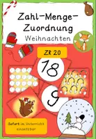 Vorschau - Bildkarten - Zahl-Menge-Bildkarten Weihnachten ZR 20 - Deckblatt