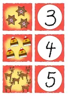 Vorschau - Bildkarten - Zahl-Menge-Bildkarten Weihnachten ZR 20 - Seite 2