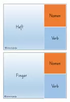 Vorschau - Spiele - Klammerkarten Unterscheidung Nomen und Verben - Seite 2