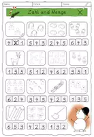 Vorschau - Arbeitsblätter - Erstes Zählen Weihnachten Vorschule/Klasse 1 - Seite 2