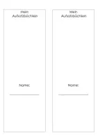 Vorschau - Merkblätter - Mein Aufsatzbüchlein - Deckblatt