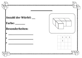 Vorschau - Arbeitsblätter - Soma-Würfel - Steckbriefe - Wortspeicher - Seite 1